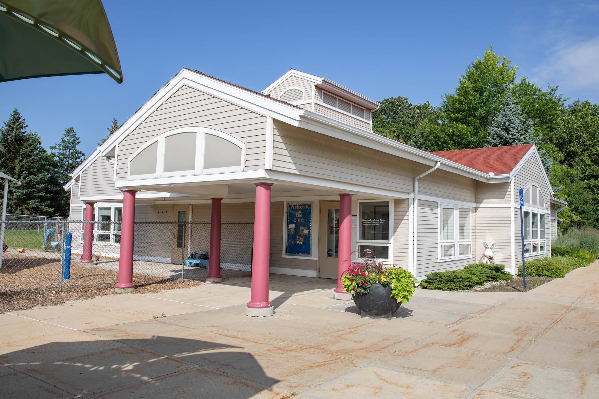 Photo of the outside of the Children Enrichment Center